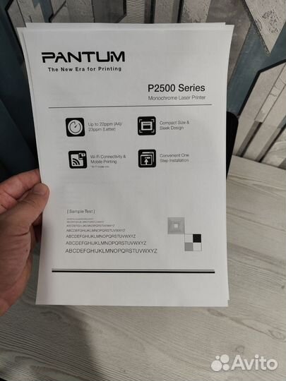 Принтер Pantum P2500w