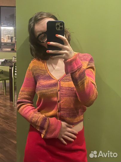 Укороченный кардиган lime