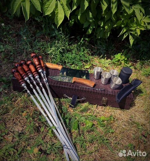 Набор шампуров в кейсе «Стандарт»