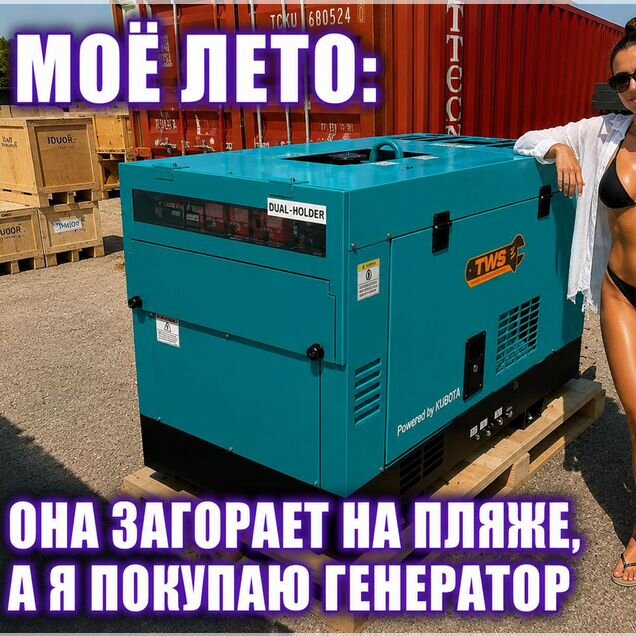 Дизельный генератор 24 кВт TWS32.5 Diesel north дгу