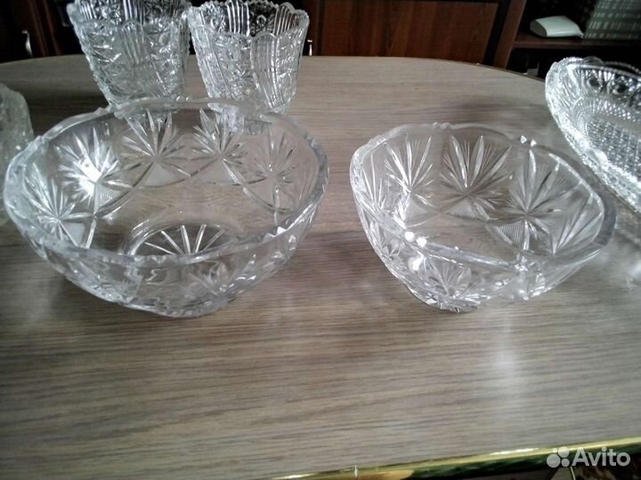 Конфетница хрусталь СССР