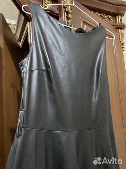 Платье кожаная