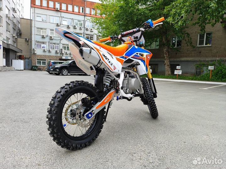 Питбайк Motax MX 125 оранжевый