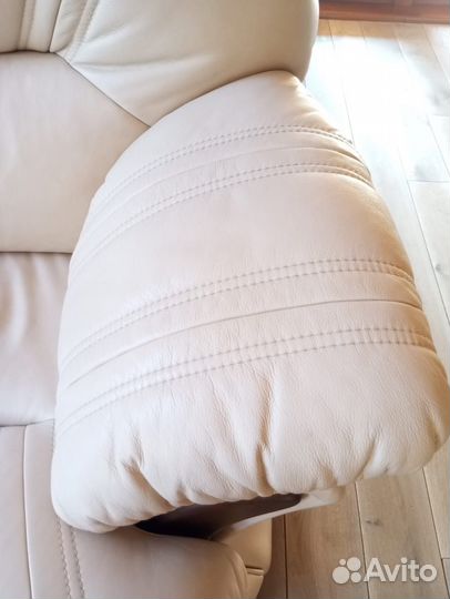 Кожаный диван Британика Новый