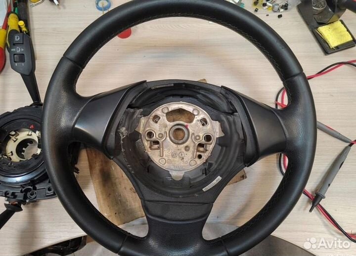 Руль+блок szl бмв х1 е 84 (дорест/рест)