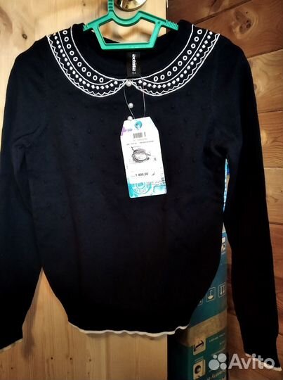 Джемпер на девочку для школы, 122