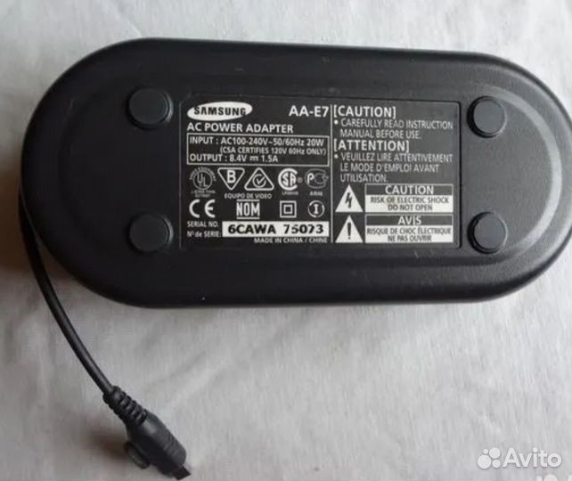 Адаптер для видеокамеры. Samsung AA E7