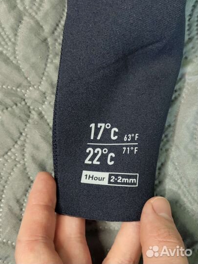 Гидрокостюм 2/2мм olaian X decathlon 100