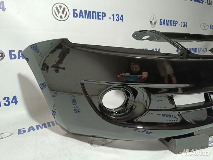 Бампер передний Лада Гранта в цвет черный