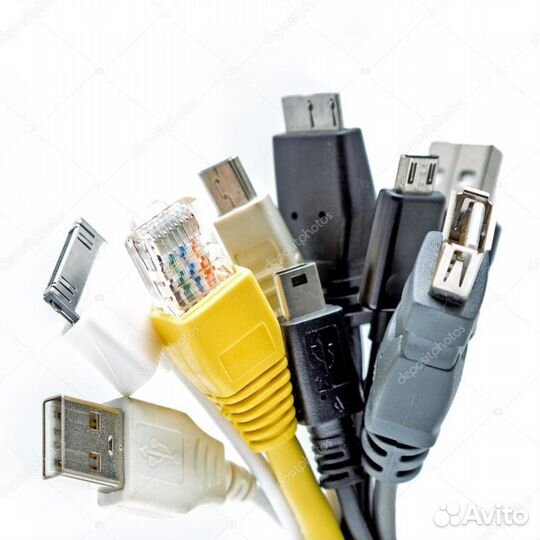 Разные кабели (usb/microUSB/miniUSB/старые и тд)