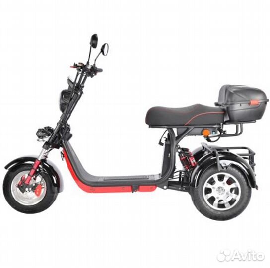 Электротрицикл White siberia PRO trike 3000w black