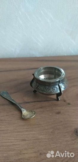 Солонка мельхиор СССР