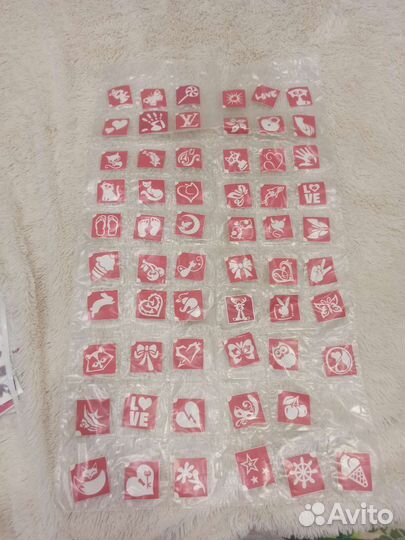 Трафареты для блеск тату