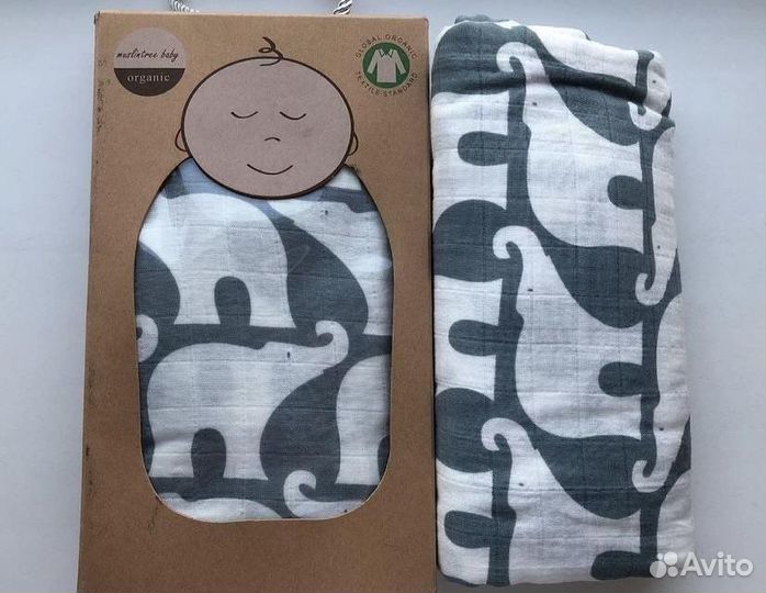 Муслиновое покрывало новое в упаковке