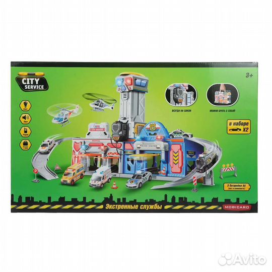Набор игровой Mobicaro Полицейская парковка