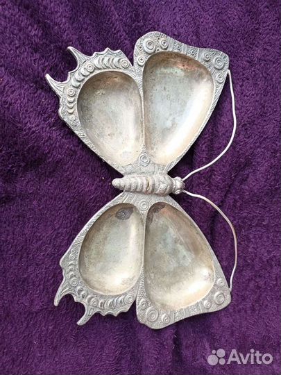 Менажница большая(бабочка) винтаж
