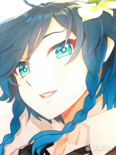 Подушка Дакимакура венти геншин