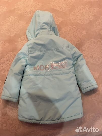 Зимний костюм для девочки 92