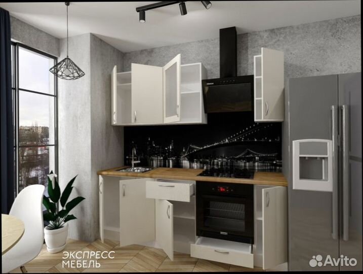 Кухонный гарнитур 2.4м цена за всю кухню