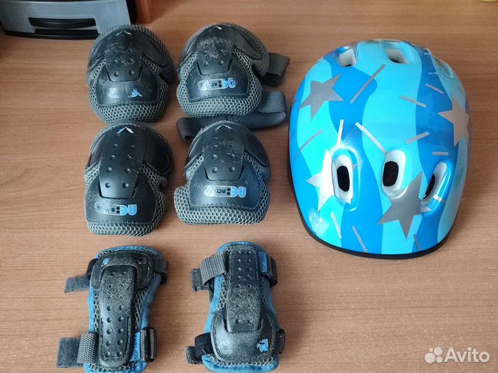 Шлем +защита на руки и ноги