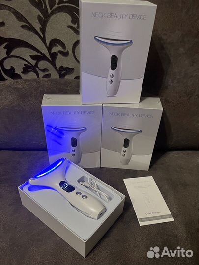 Новый микротоковый массажёр для лица и шеи