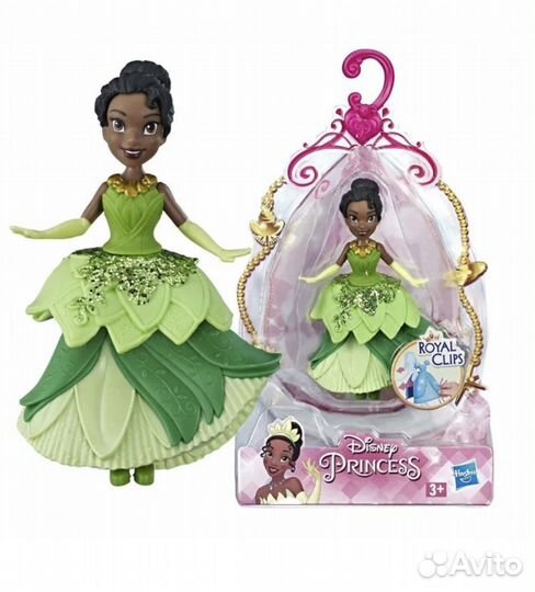 Disney princess royal clips Тиана фигурка кукла