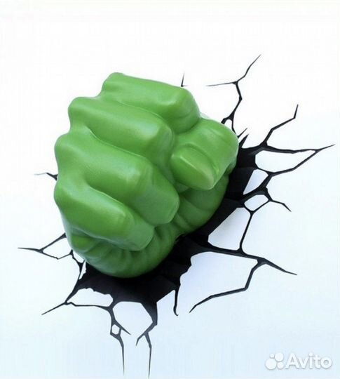 Светильник кулак халка