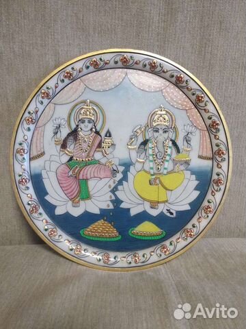 Тарелка Ганеша и Лакшми