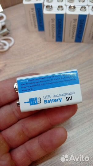 Аккумулятор 9v перезаряжаемый