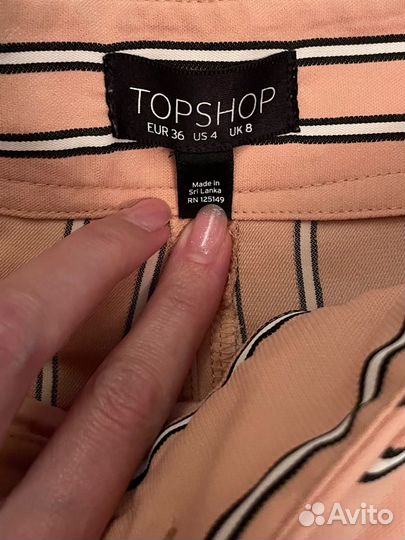 Брюки-кюлоты Topshop