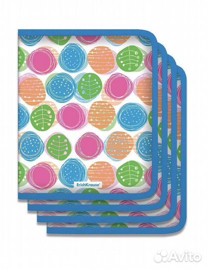 Набор папок для тетрадей А4 на молнии 5 штук