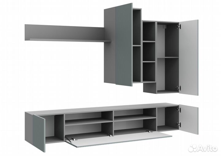 Стенка мдф подвесная