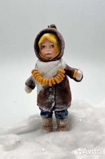 Ватные елочные игрушки