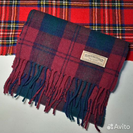 Винтажный шарф James Pringle Weavers Scotland