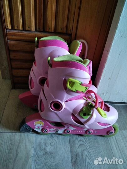 Ролики раздвижные + защита Oxelo 30-32 Декатлон