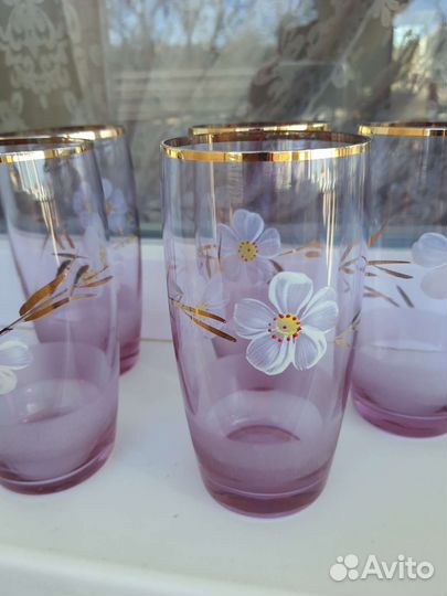 Стаканы из тонкого стекла