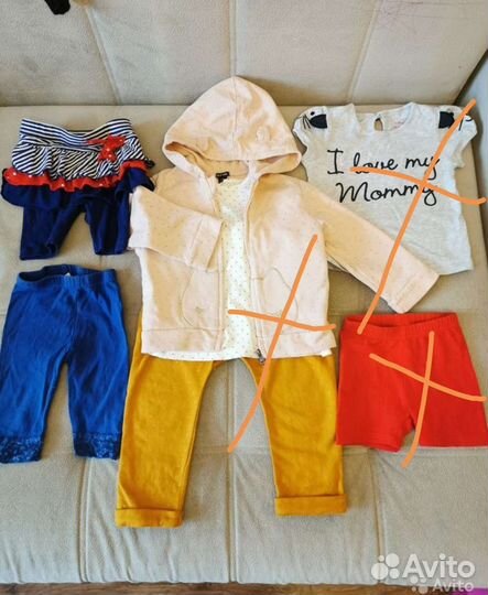 Шорты и бриджи pley tofay 86р цена за 2штуки