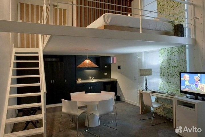 Лестницы, ограждения для антресольного этажа