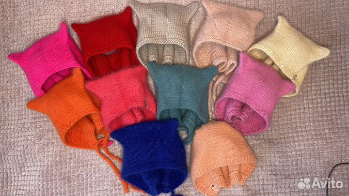 Чепчик с ушками