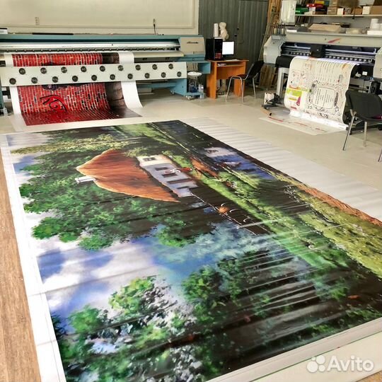 Самоклеющаяся пленка. Печать и монтаж