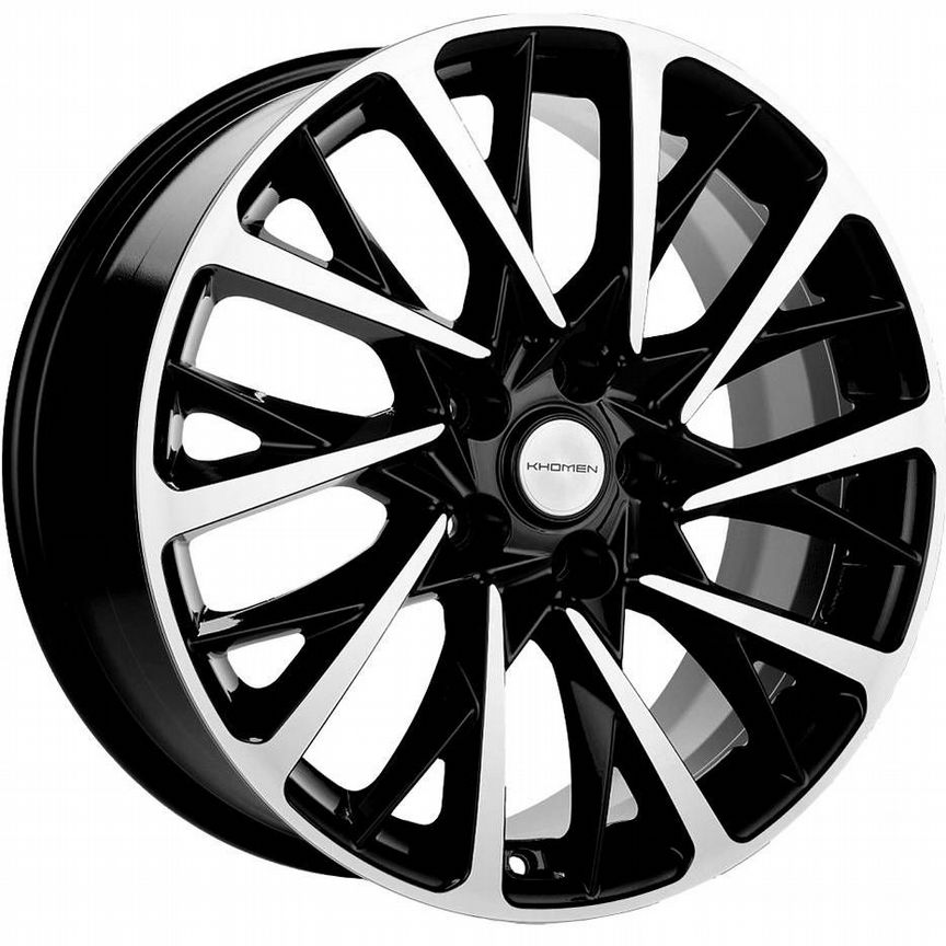 Диски Khomen KHW1804 7.5x18 5x112 ET39 D66.6 Black-FP