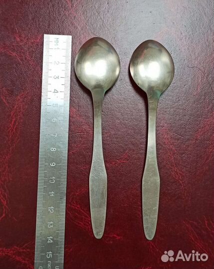 Чайные ложки серебро СССР 875 пробы Талин