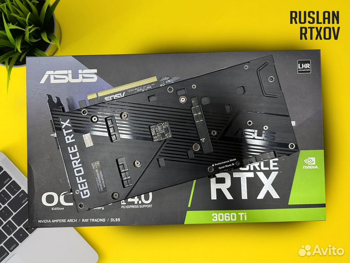 Видеокарта RTX 3060 Ti Asus OC 8GB