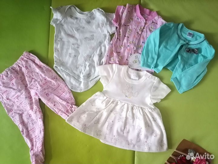 Одежда для девочки пакетом 62-86