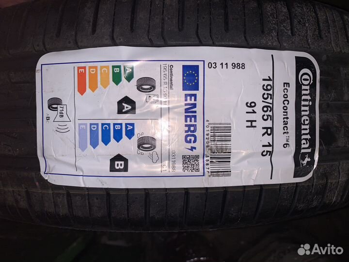 Continental ContiEcoContact 6 195/65 R15 91H