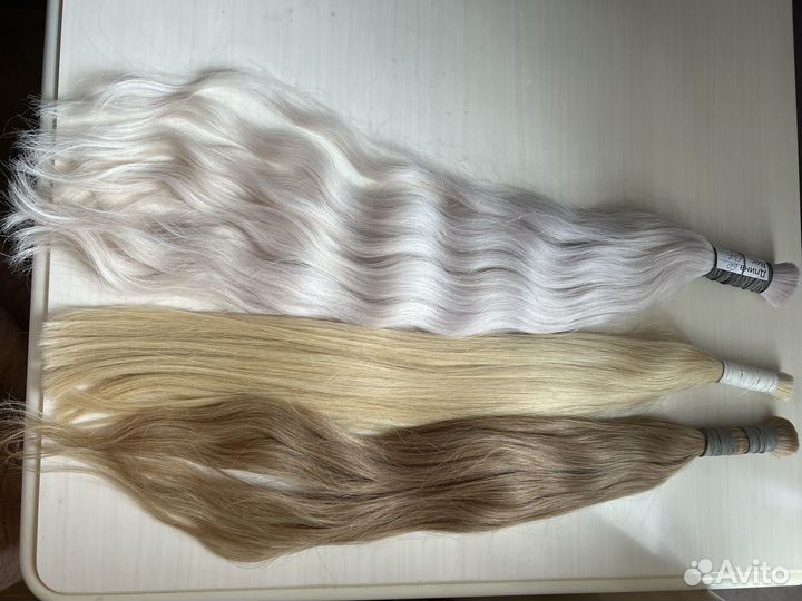 Хвост из натуральных волос