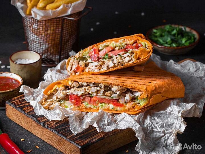 Мясо для шавермы и лаваши