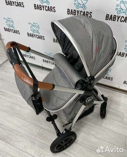 Коляска 3в1 трансформер новая (серый цвет )