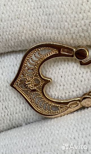 Золотые серьги СССР