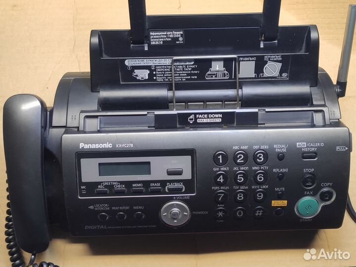Факс Panasonic KX-FC278RU